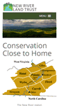 Mobile Screenshot of newriverlandtrust.org